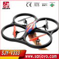 Grande RC Quadcopter V333 Helicóptero 4CH UFO Pires Zangão com luz